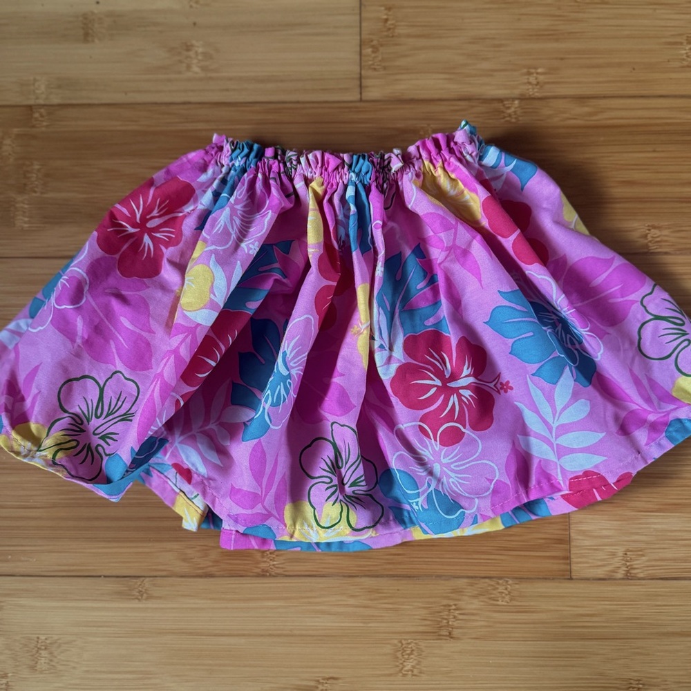 Hawaiian Print Skirt for Toddler Girl